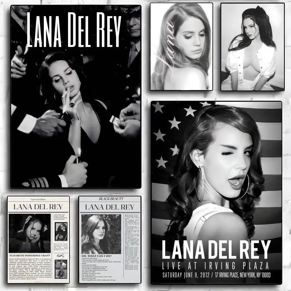 Singer L-Lana Del Rey Poster High Quality