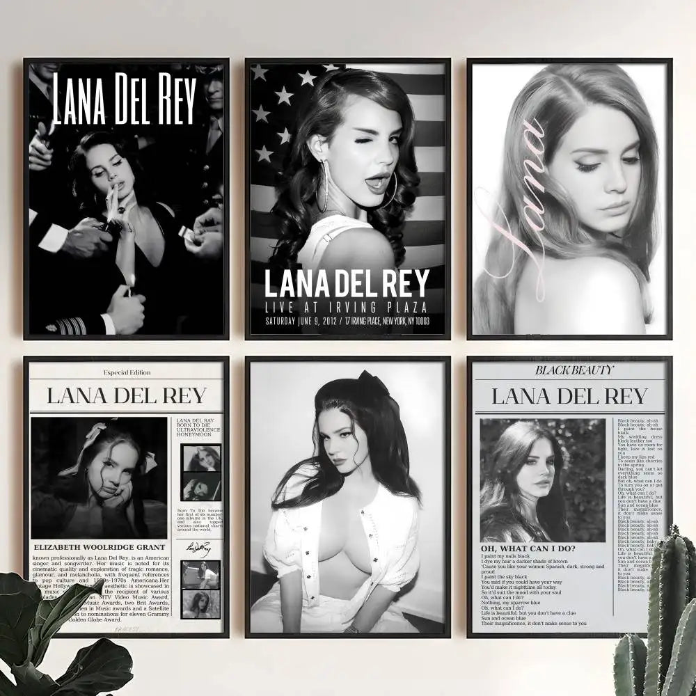Singer L-Lana Del Rey Poster High Quality