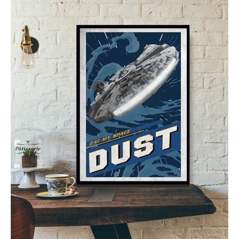 G-Galactic Propaganda Retro Poster Planet Space Tatooine